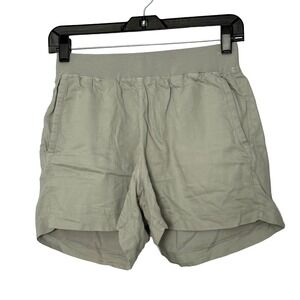 Faherty Stone Arlie Day Linen Pull On Shorts - Small